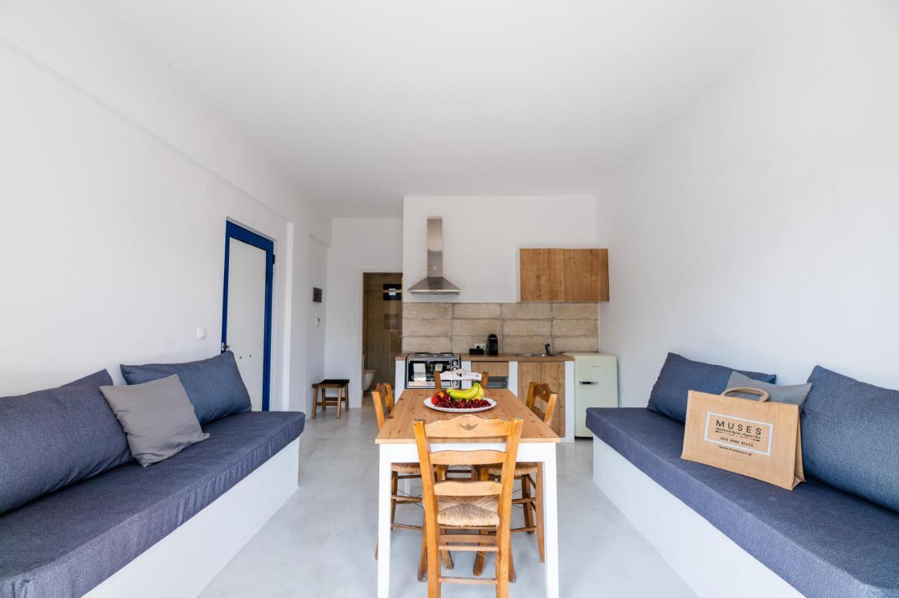 Muses Apartments Agia Anna  Exterior foto